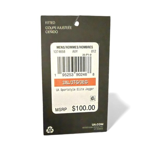 Under Armour Mens Gray Pockets Sportstyle Elite Joggers Plus Sz 3XL New - Picture 5 of 9